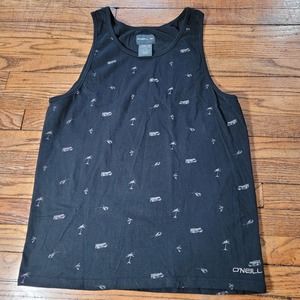 O'Neill Tank top Mens Large Black Sleeveless Beach Surfing Casual Premium